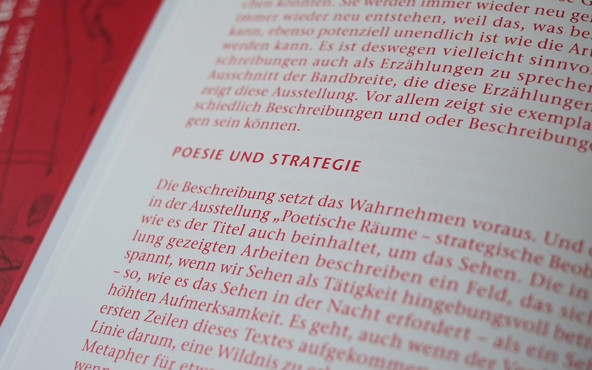 „Poetische Räume – Strategische Beobachtungen“ Florian Stocker, Karl-Heinz BognerBuch, Hardcover, 17 x 24 cm
