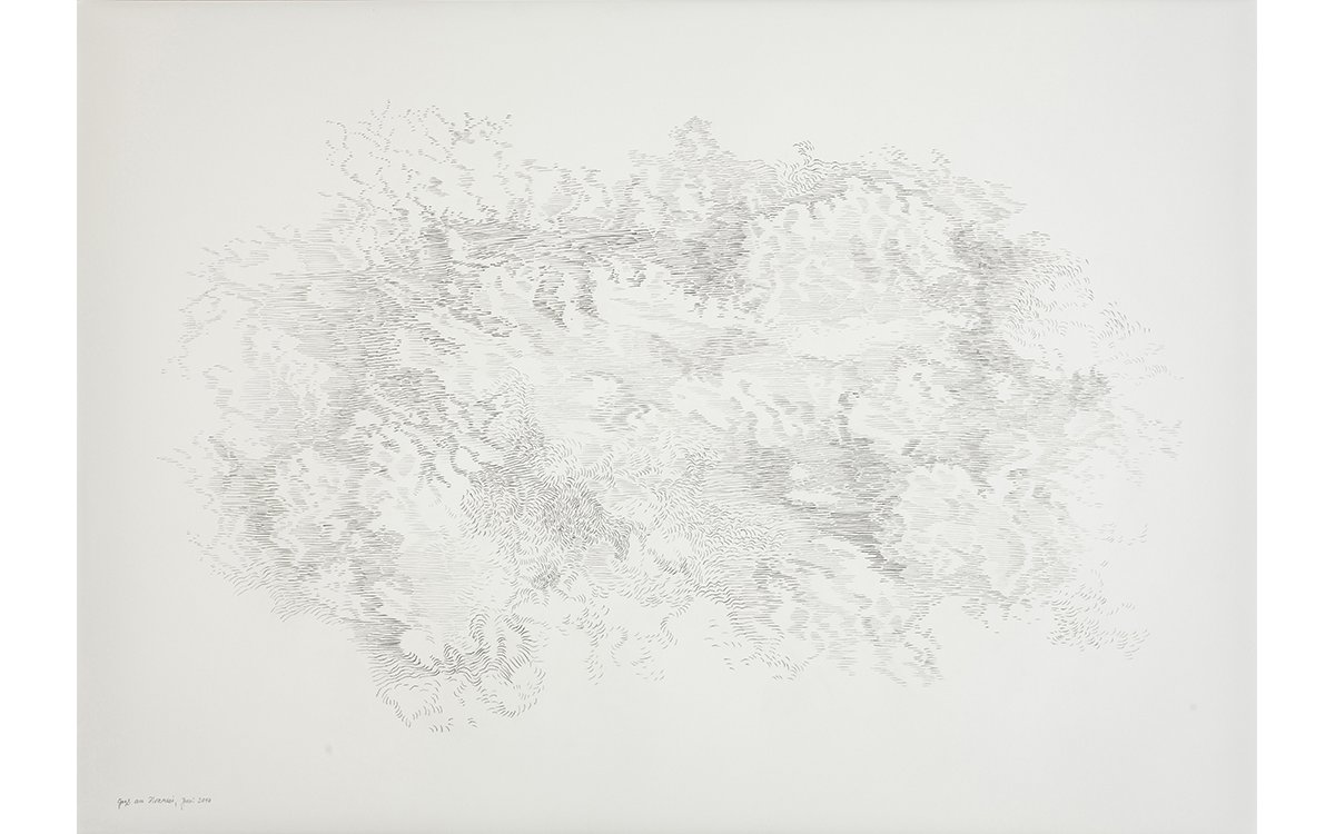 „Gruß an Piranesi“Bleistift auf Papier100 x 70 cm