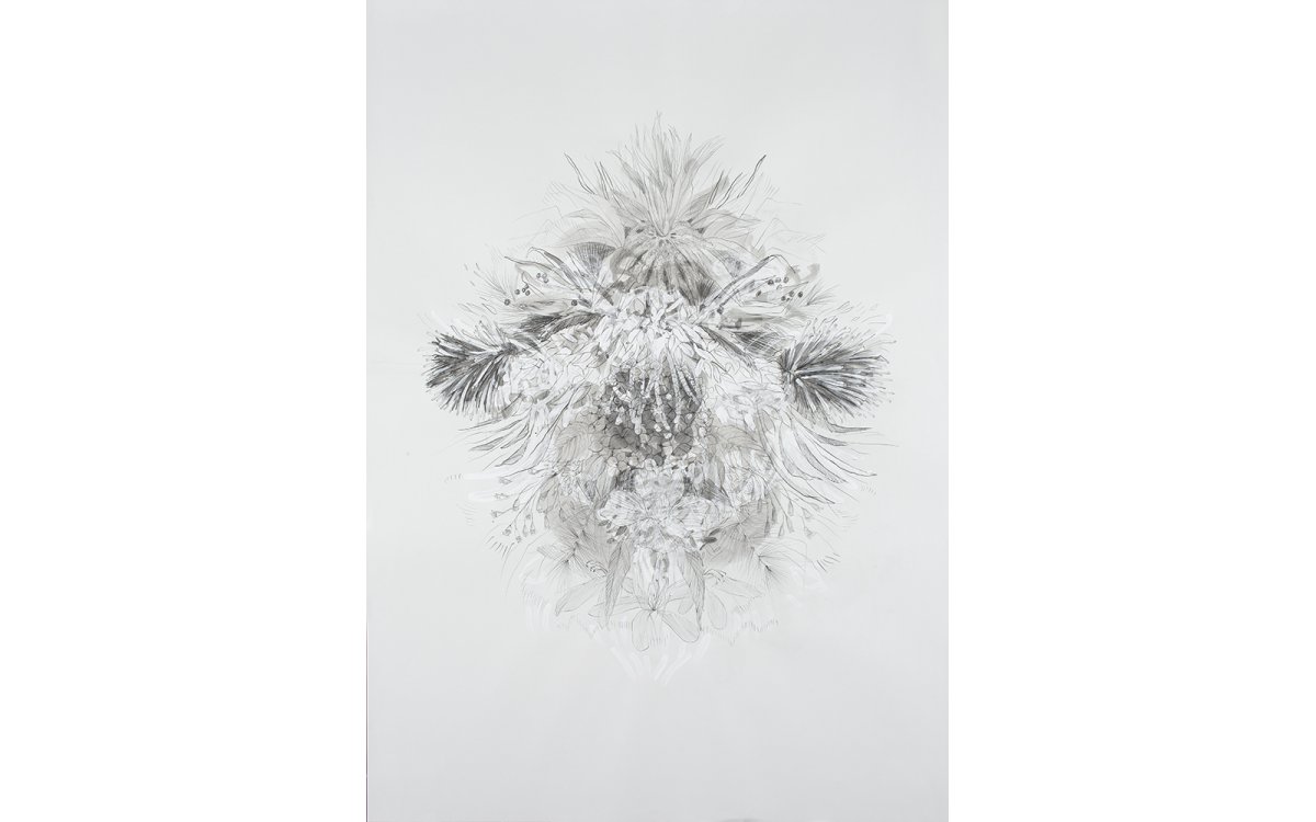 Aus der Serie „Araldica“Mischtechnik auf Papier70 x 100 cm