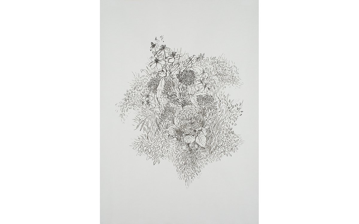 Aus der Serie „Araldica“Tusche auf Papier29,7 x 42 cm