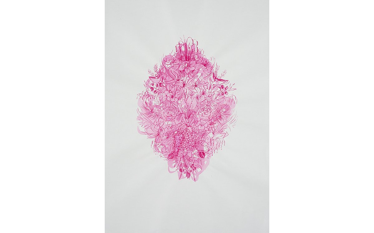 Aus der Serie „Araldica“Tusche auf Papier29,7 x 42 cm