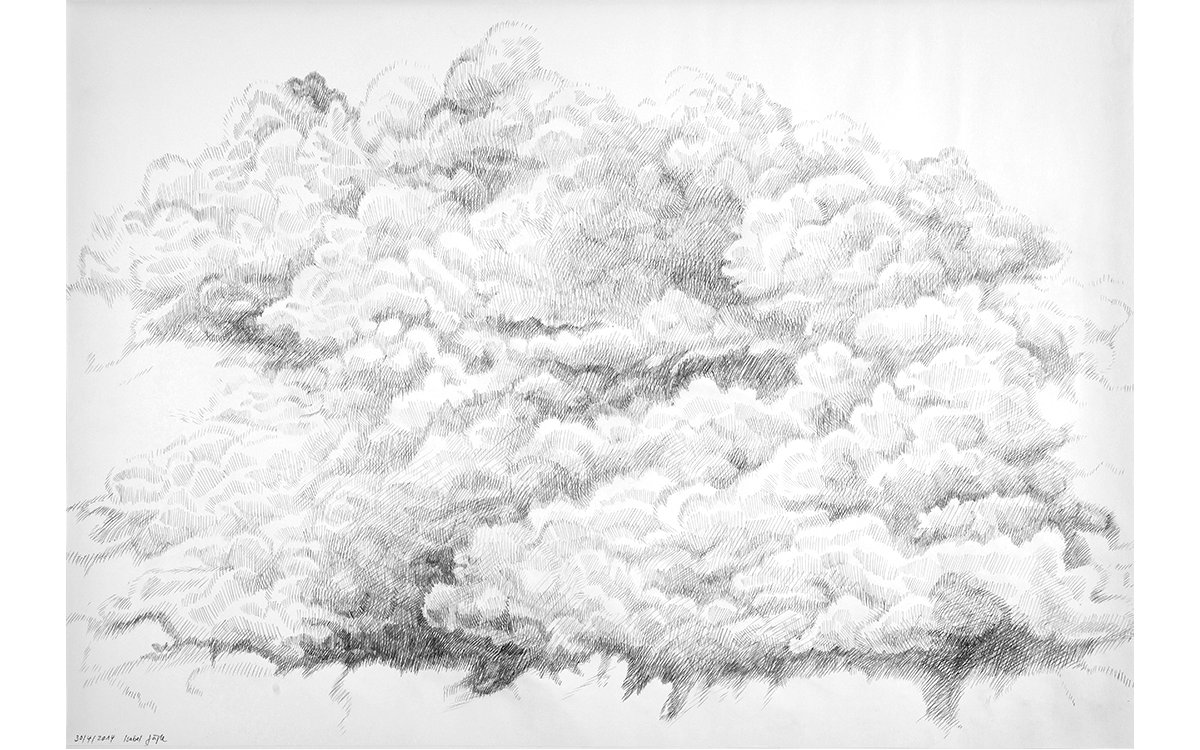 Aus der Serie „Nuvola“Bleistift auf Papier70 x 100 cm
