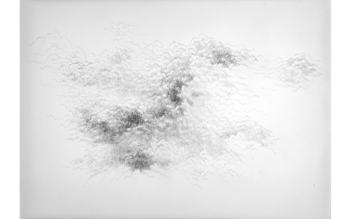 Aus der Serie „Nuvola“Bleistift auf Papier70 x 100 cm