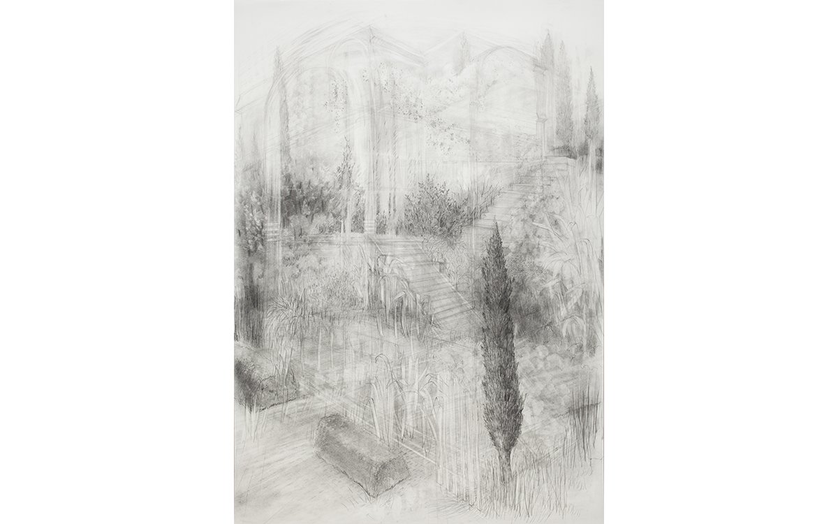 Aus der Serie „Serra“, 2016Bleistift, Graphit auf Papier70 x 100 cm